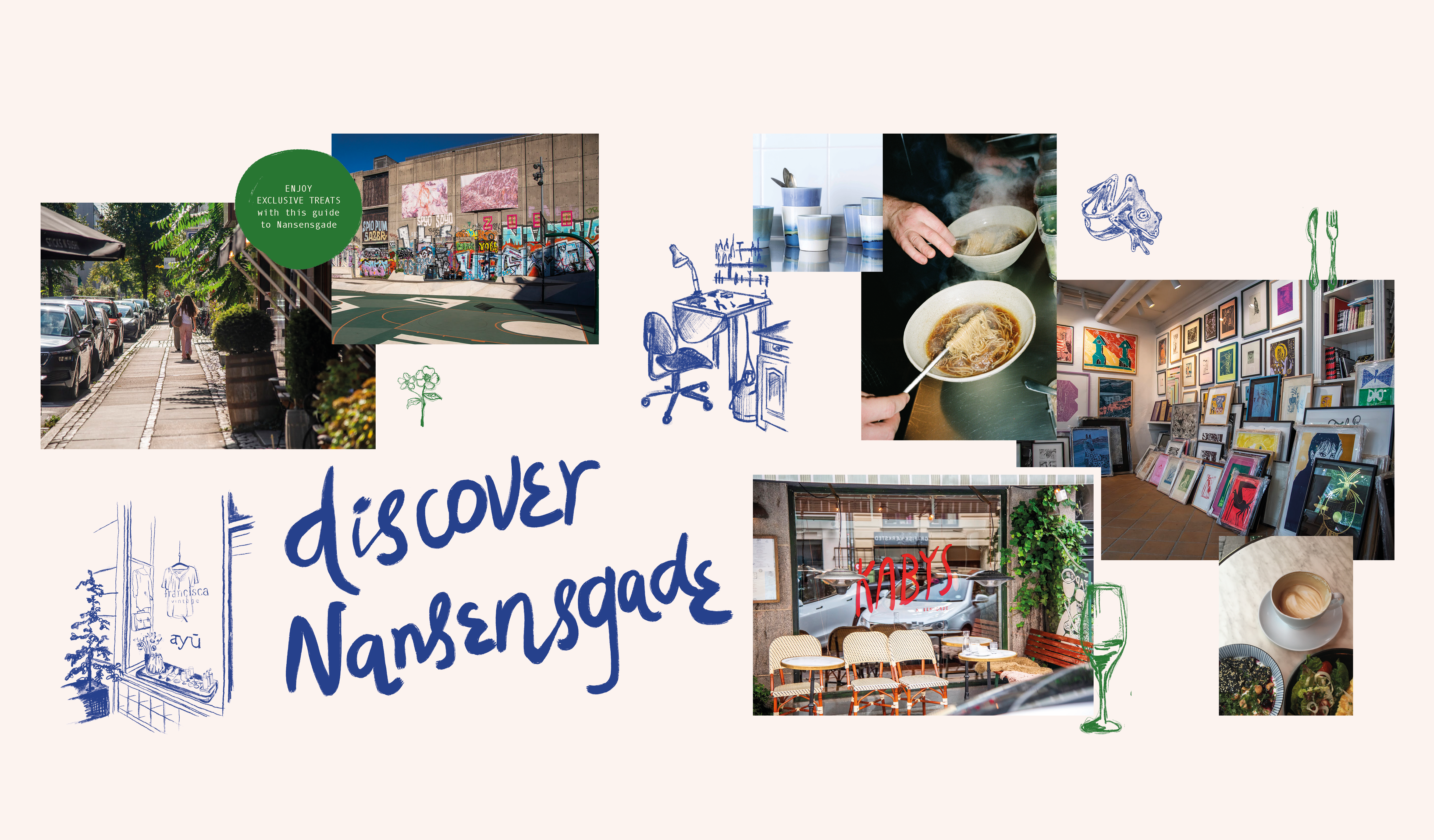 Discover Nansensgade gallery collage